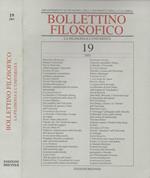 Bollettino filosofico, La rivista e l’università , n.19-2003