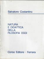 Natura e didattica della filosofia oggi