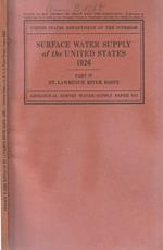 Surface water supply of the United States 1926 parte IV