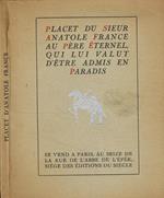 Placet du sieur Anatole France au pere eternel, qui lui valut d'etre admis en paradis