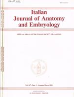 Italian Journal of anatomy and embryology. Vol.107, fasc.I, II, gennaio-marzo, aprile-giugno 2002