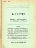 Bulletin de la société vaudoise des sciences naturelles. Vol.79, Fasc.2, 3, decembre 1988-juin 1989