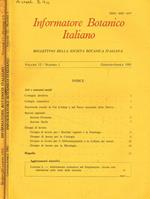 Informatore botanico italiano. Bollettino della societa botanica italiana. Vol.13, anno 1981, fasc.1, 2/3