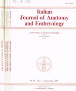 Italian Journal of anatomy and embryology. Vol.99, 1994. 4voll