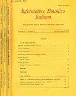 Informatore botanico italiano. Bollettino della societa botanica italiana. Vol.11, anno 1979