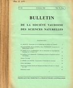 Bulletin de la societé vaudoise des sciences naturelles. Vol.70, 9voll