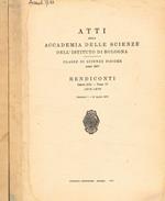 Atti della accademia delle scienze dell'istituto di Bologna Classe di scienze fisiche Anno 267. Rendiconti serie XIII-tomo VI, 1978-1979, fasc.I, II