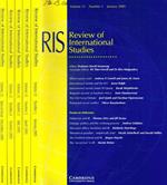 RIS Review of international studies. Volume 31, 2005