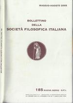 Bollettino della Società filosofica italiana N. 185 2005