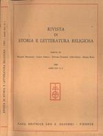 Rivista di storia e letteratura religiosa Anno XXV n. 2