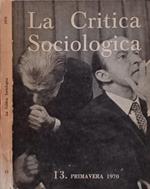 La Critica Sociologica, N.13, 1970