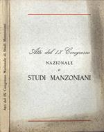 Atti del IX Congresso Nazionale di studi manzoniani