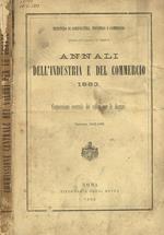 Annali dell'industria e del commercio 1883. Commissione centrale dei valori per le dogane