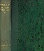 The american journal of phlology. Founded by B.L.Gildersleeve. Vol.XLIV, 1923