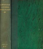 The american journal of philology. Founded by B.L.Gildersleeve. Vol.XLVI, 1925