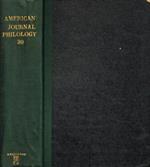 The American journal of philology. Vol.XXX, 1909