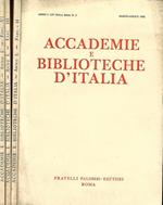 Accademie e Biblioteche D'Italia, anno L, nuova serie, n. 2, marzo - aprile, n. 3, maggio - giugno, n. 6, novembre - dicembre 1982