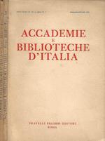 Accademie e Biblioteche D'Italia, anno XLIII, nuova serie, n. 3, maggio - giugno, n. 4, luglio - agosto 1975