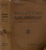 Bollettino Parlamentare. Anno III - N. 2 - Luglio 1929