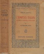 L' Eloquenza Italiana dal Concilio Tridentino ai giorni nostri vol. II - Gli oratori civili