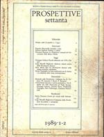 Prospettive settanta. Anno XI n.1 - 2