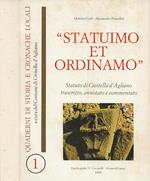 Statuimo et ordinamo