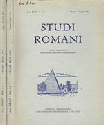 Studi Romani. rivista trimestrale dell'istituto nazionale di studi romani anno XXXIV, 1986, 2voll