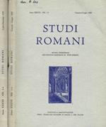 Studi Romani. Rivista trimestrale dell'istituto nazionale di studi romani. Anno XXXVII, 1989 2voll
