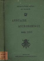Annuaire astronomique de l'observatoire royal de Belgique. 1905