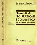 Elementi di Legislazione Scolastica