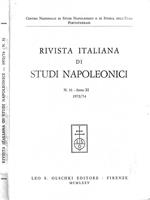 Rivista italiana di studi napoleonici n. 31 Anno 1972/74