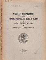 Atti e Memorie della Società Tiburtina di Storia e d'Arte già Accademia degli Agevoli e Colonia degli Arcadi Sibillini