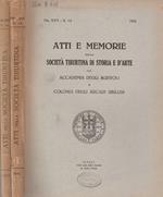 Atti e Memorie della Società Tiburtina di Storia e d'Arte già Accademia degli Agevoli e Colonia degli Arcadi Sibillini