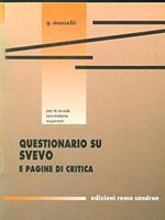 Questionario su svevo e pagine di critica