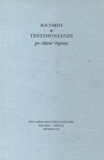 Ricordi e testimonianze per Alberto Vigevani. Questo libro composto nei cara