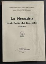 Mezzadria negli Scritti dai Georgofili 1833-1872