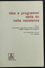 Idee e Programmi della dc nella Resistenza