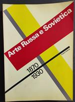 Arte Russa e Sovietica 1870-1930