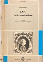 Kant. Sedici lezioni berlinesi