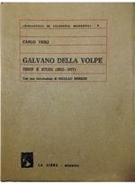 Galvano della Volpe Testi e studi (1922-1977)