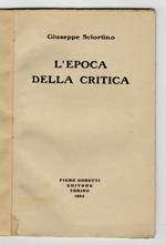 L' epoca della critica