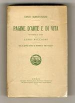 Pagine d'arte e di vita. Raccolte a cura di Luigi Piccioni. Con un profilo di Enrico Bettazzi