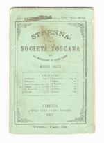 STRENNA della Società Toscana per la diffusione di buoni libri. Anno 1872