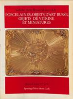 Sotheby's Parke Bernet Monaco. Porcelaines, objets d'art Russe, objets de vitrine et miniatures. 4 mai 1977