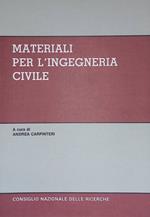 Materiali per l'ingegneria civile