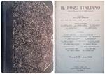 Il Foro Italiano. Raccolta generale di giurisprudenza Vol. LIX - Anno 1934. Parte I-II-III-IV e Sommario