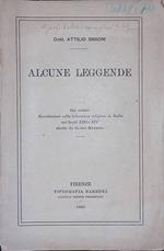 Alcune leggende. Dal Volume Esercitazioni sulla letteratura religiosa in Italia nei secoli XIII e XIV