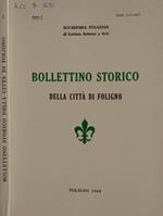 Bollettino storico della città di Foligno. Anno I 1969