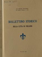 Bollettino storico della città di Foligno. Vol. IV Anno 1980