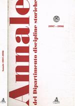 Annale 1997-1998. L'attività di ricerca scientifica del dipartimento di discipline storiche dell'Università di Bologna
